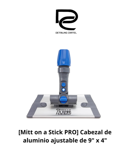 [Mitt on a Stick PRO] Cabezal de aluminio ajustable de 9" x 4"