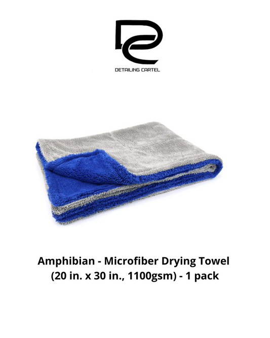 Amphibian - Microfiber Drying Towel (20 in. x 30 in., 1100gsm) - 1 pack